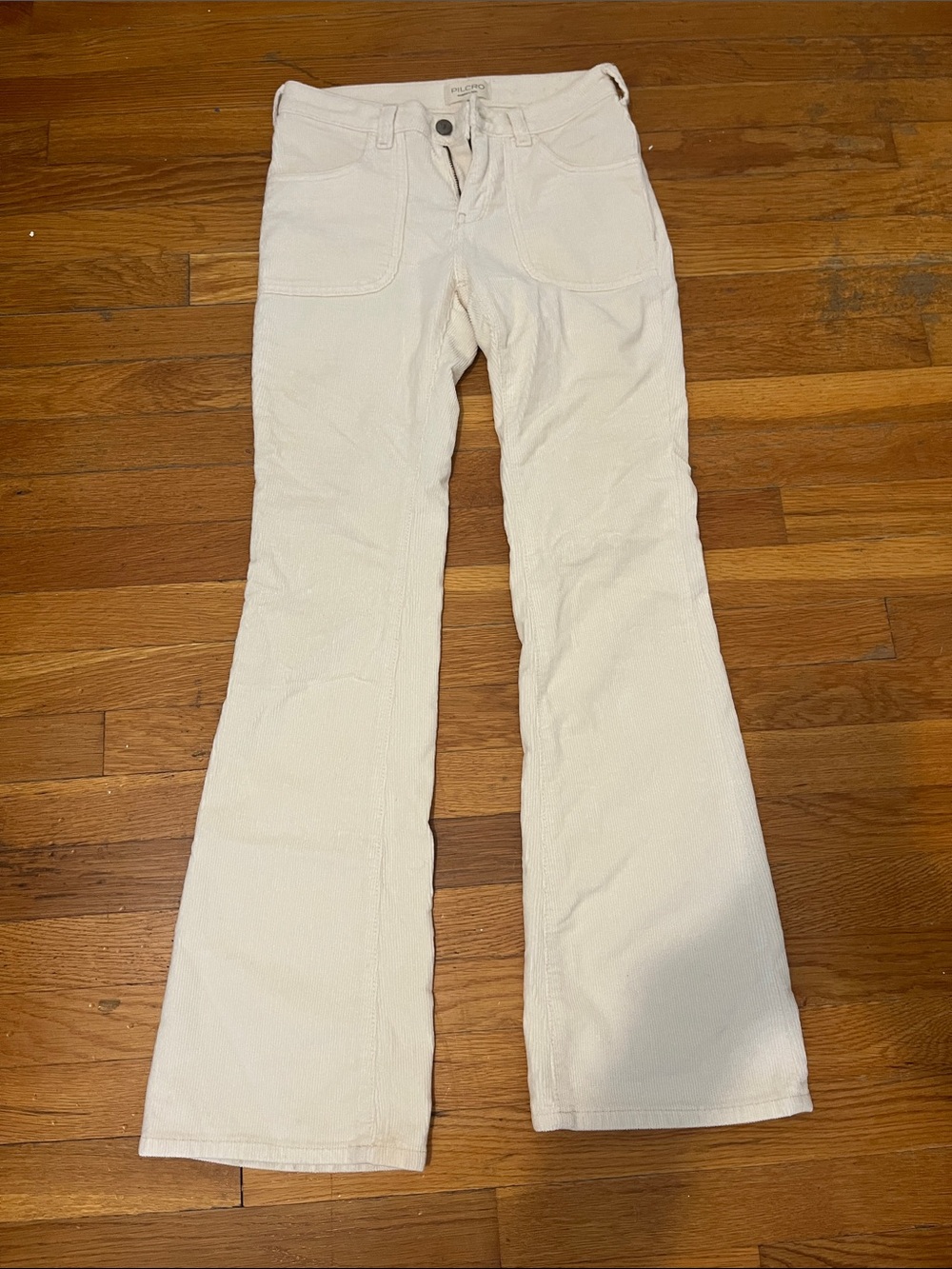 Pilcro by Anthropologie Corduroy Low-Rise Flare Pants — Size 25